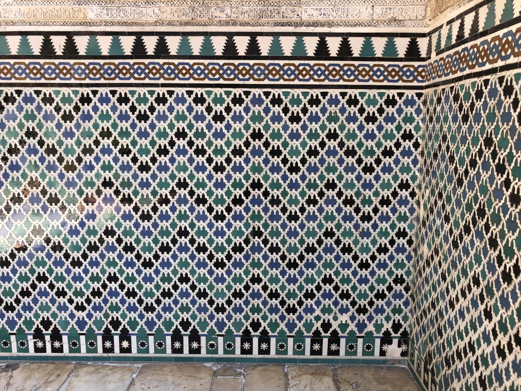 Wandmosaik im Alcázar